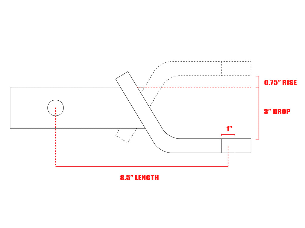 Armordillo 7161504 Drop Down Hitch