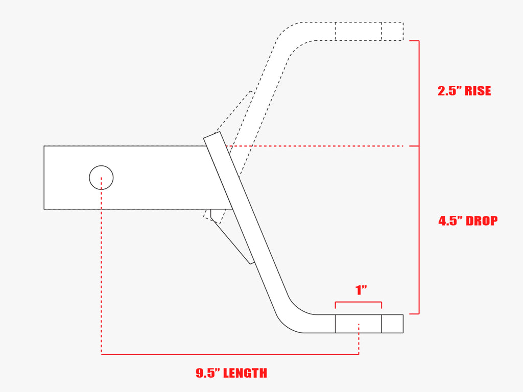 Armordillo 7161511 Drop Down Hitch