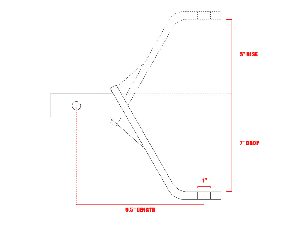 Armordillo 7161528 Drop Down Hitch