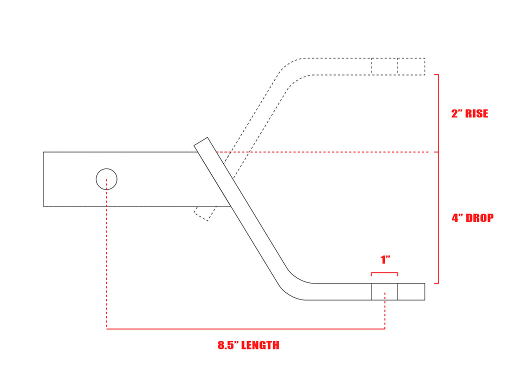 Armordillo 7161542 Drop Down Hitch