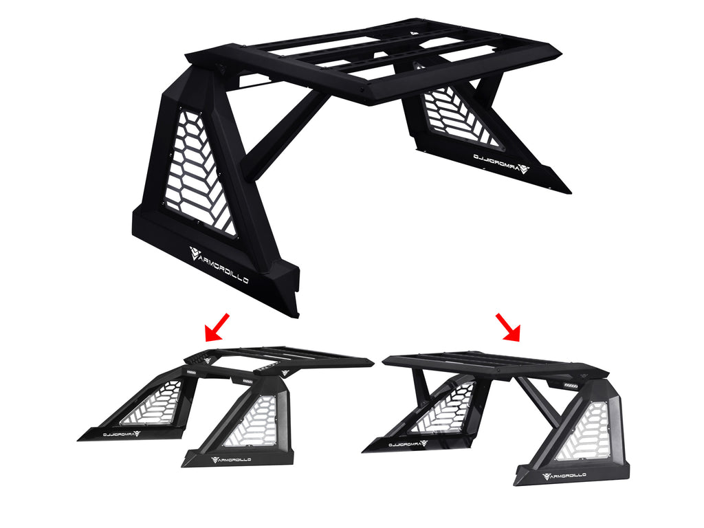 Armordillo 7161856 Chase Rack for Select Chevrolet Colorado, Ford Ranger, GMC Canyon, Nissan Frontier, Toyota Tacoma