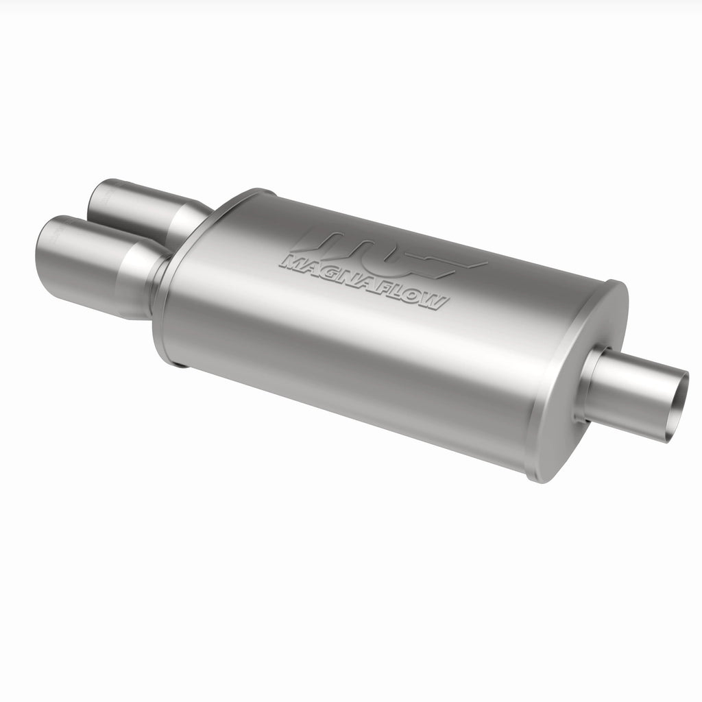 MagnaFlow Exhaust Products 14862 Straight-Through Performance Muffler; 2.25/3in. Center/Dual; 5x14x8 Body