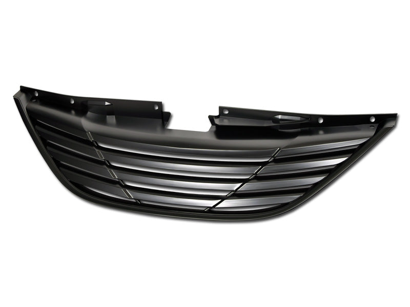 Armordillo 7165410 Horizontal Matte Black ABS Replacement Grille for Select Hyundai Sonata