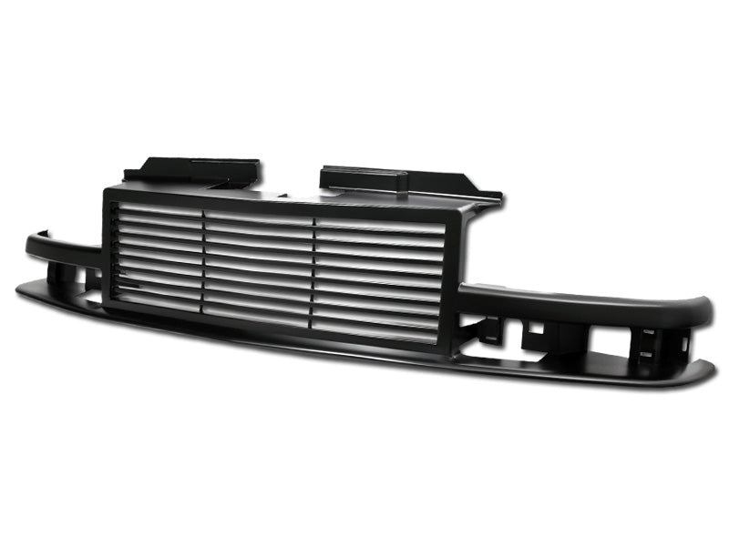 Armordillo 7165601 Horizontal Matte Black ABS Replacement Grille for Select Chevrolet Blazer