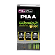 Load image into Gallery viewer, PIAA 11726 9006/HB4 Night-Tech Replacement Bulb for Select Acura MDX, Acura NSX, Acura TL, Chrysler Crossfire, Chrysler PT Cruiser, Chrysler Sebring, Dodge Durango, Dodge Journey, Dodge Ram 1500, Dodge Ram 2500, Dodge Ram 3500, GMC Savana 1500, GMC