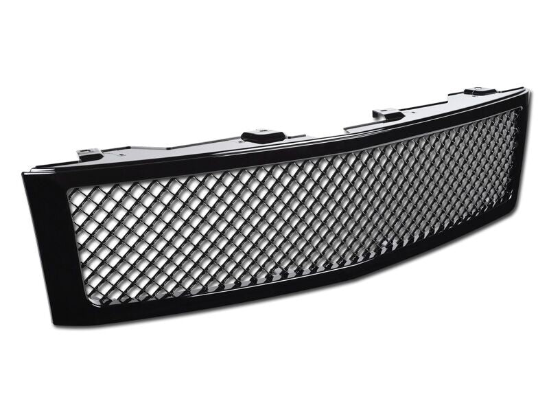 Armordillo 7169197 Mesh Gloss Black ABS Replacement Grille for Select Chevrolet Silverado