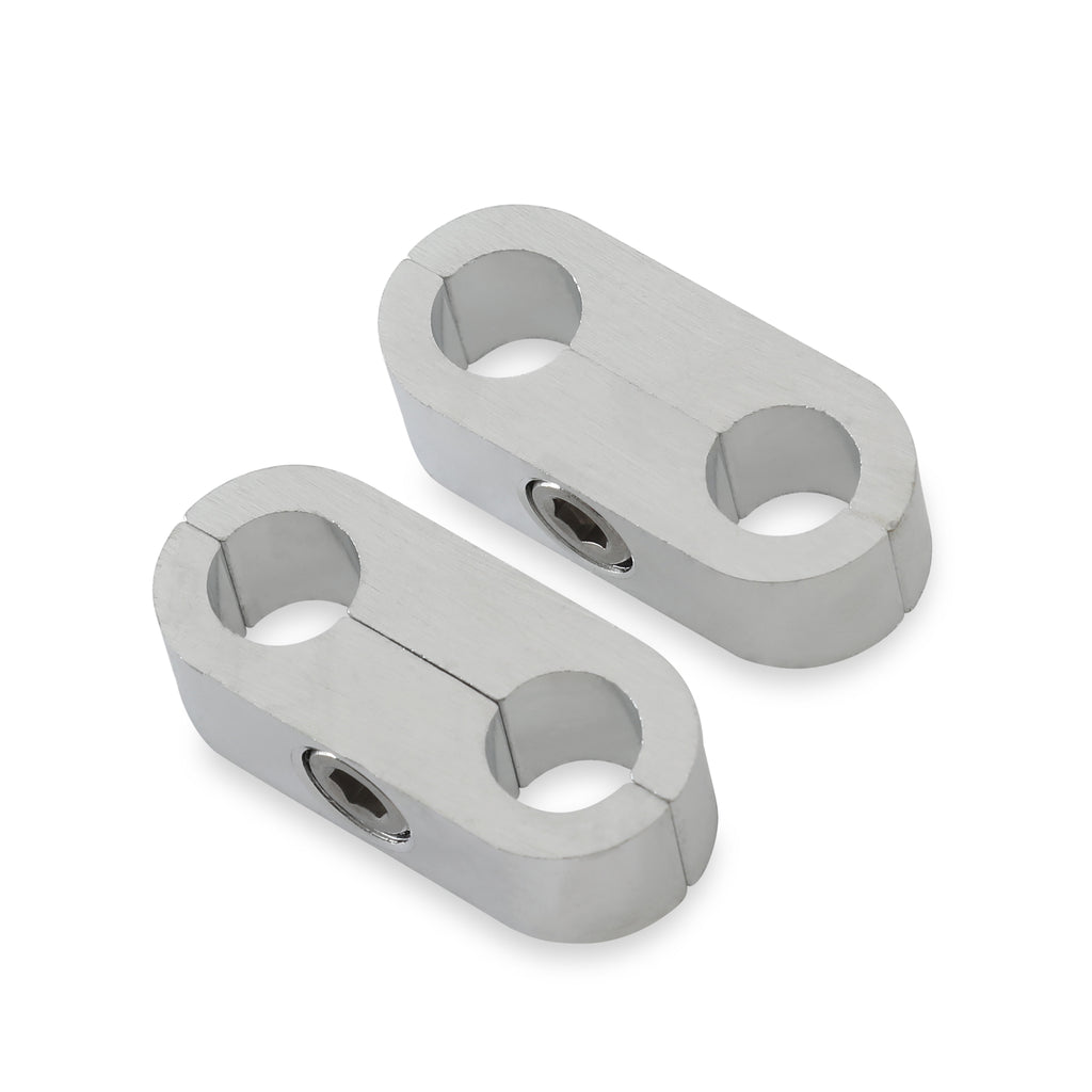 716In.-Polished-Alum.-HoseTube-Separators-2Pk