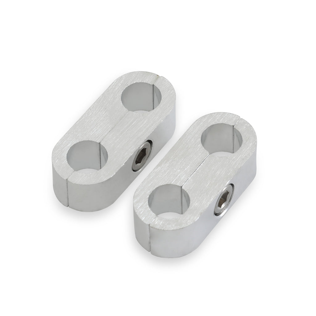 716In.-Polished-Alum.-HoseTube-Separators-2Pk
