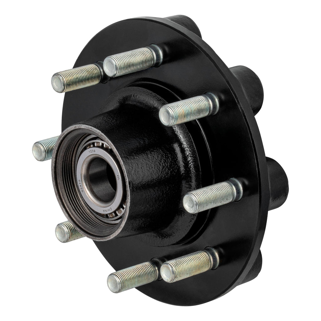 CURT 717392 Standard Threaded Oil Idler Hub Assembly w/ Installed Bearing Kit, 8,000-lb.