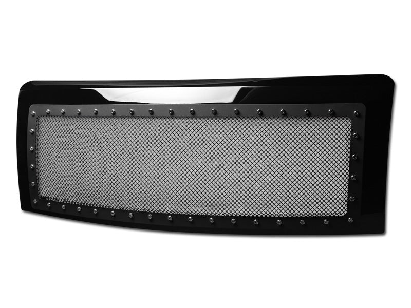 Armordillo 7174580 Gloss Black Studded Mesh Grille for Select Ford F-150
