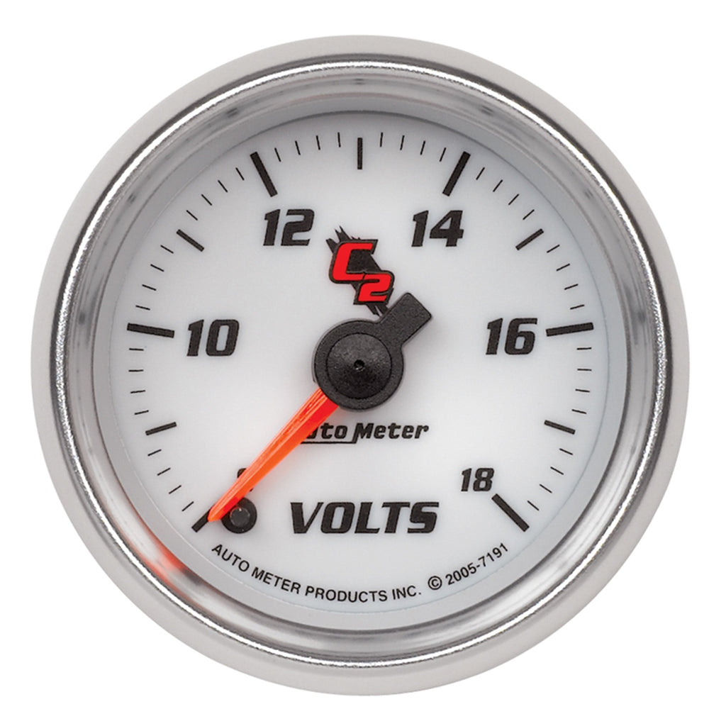 AutoMeter 7191 GAUGE, VOLTMETER, 2 1/16", 18V, DIGITAL STEPPER MOTOR, C2