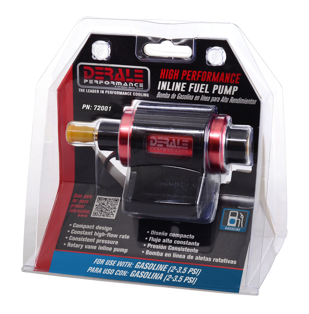 Derale 72001 High Performance Inline Fuel Pump