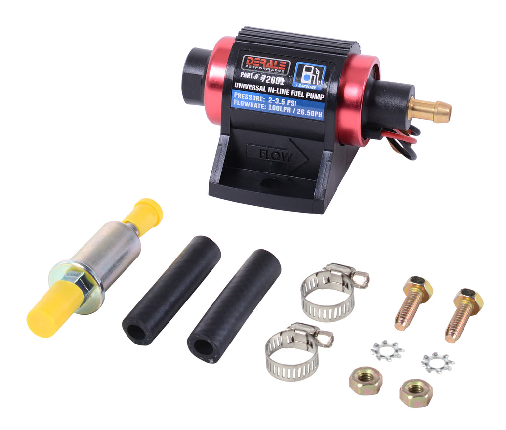 Derale 72001 High Performance Inline Fuel Pump