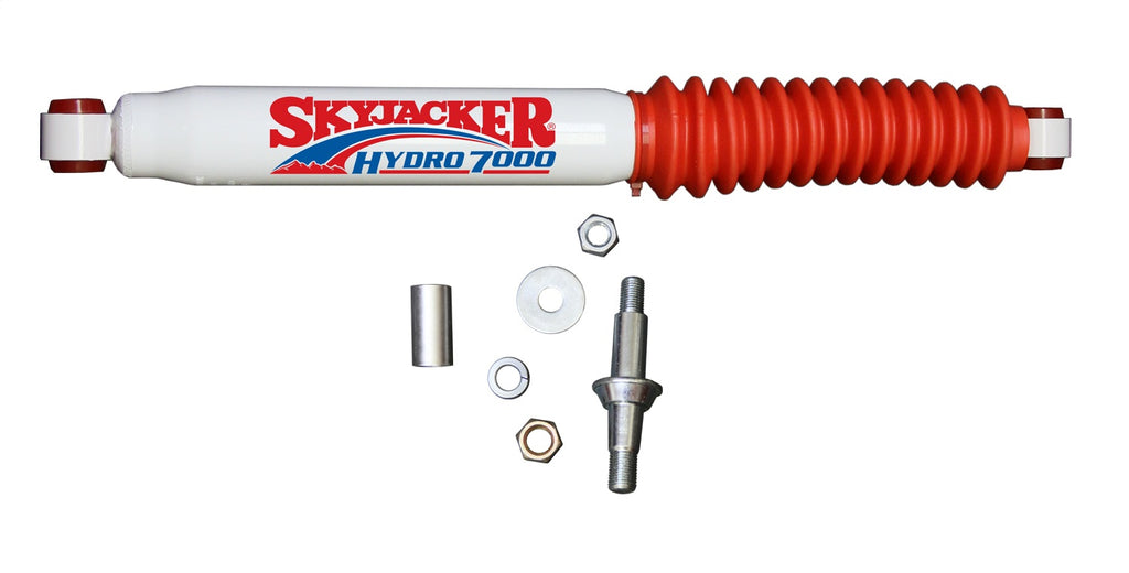 Skyjacker 7202 REPL STAB; WHITE W/RED BOOT for Select Chevrolet Avalanche 2500, Chevrolet Silverado HD, Chevrolet Silverado HD Classic, Chevrolet Silverado HD, Chevrolet Suburban 2500, Chevrolet Tahoe, Ford F-250 Super Duty, GMC Sierra HD, GMC Sierra HD