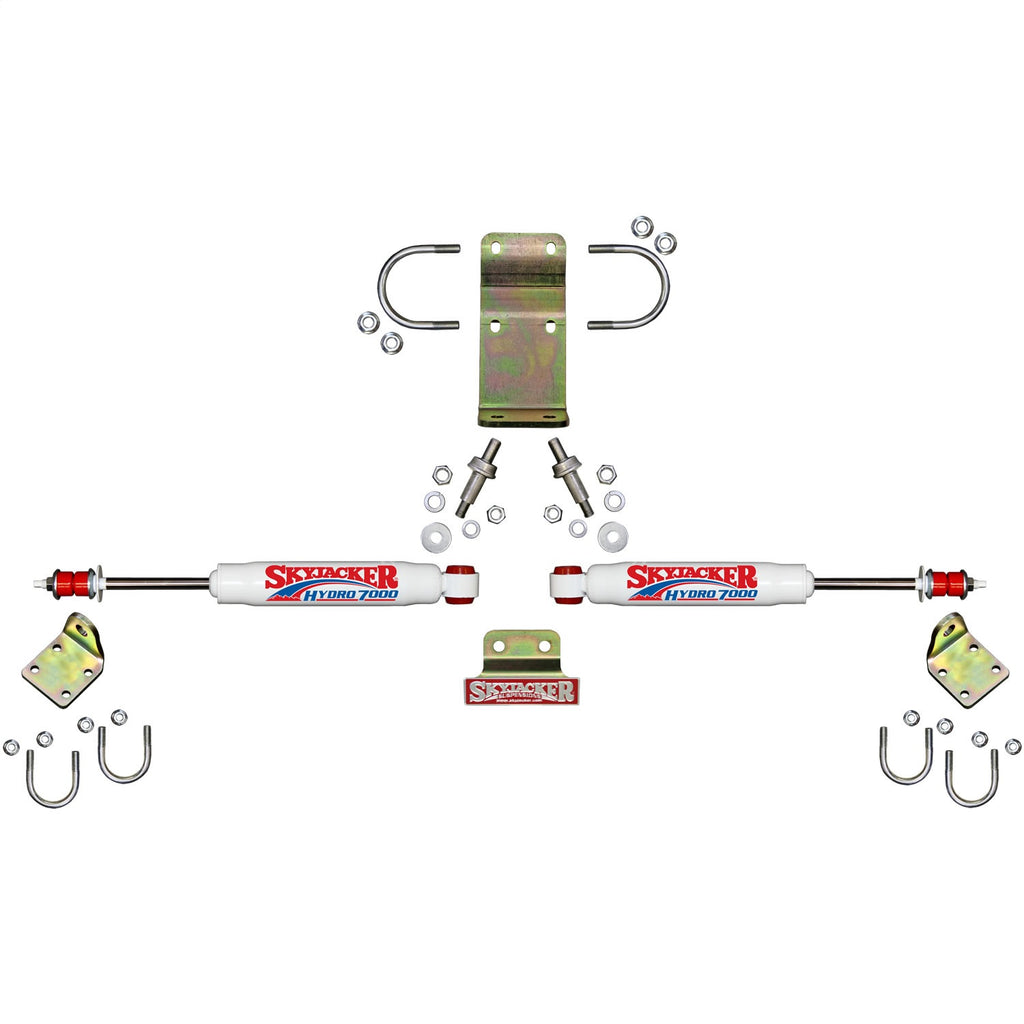 Skyjacker 7203 DUAL STAB KT; WHITE W/RED for Select Jeep Wrangler, Jeep Wrangler JK