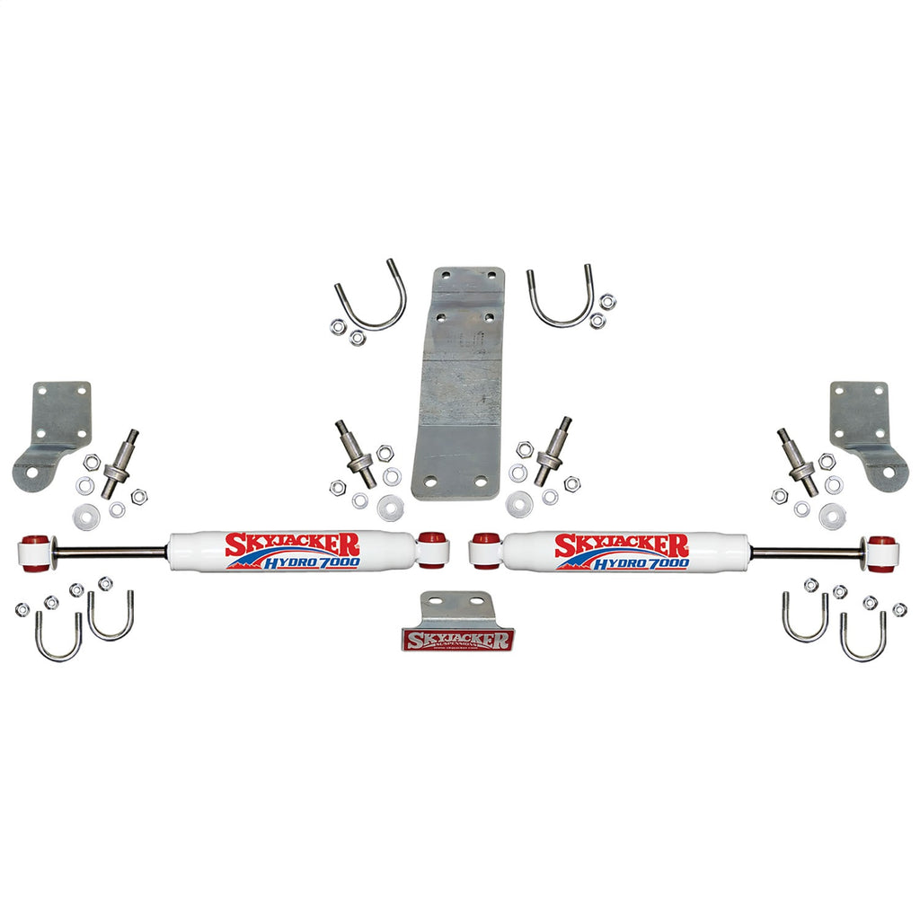 Skyjacker 7206 2007-2017 Jeep Wrangler JK/JKU Hydro 7000 Dual Steering Stabilizer Kit for Select Jeep Wrangler, Jeep Wrangler JK