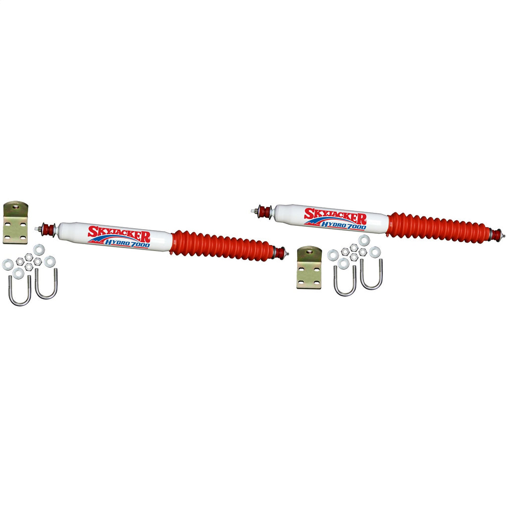 Skyjacker 7210 DUAL STAB KT; WHITE W/RED BO for Select Ford Bronco, Ford F-100, Ford F-150