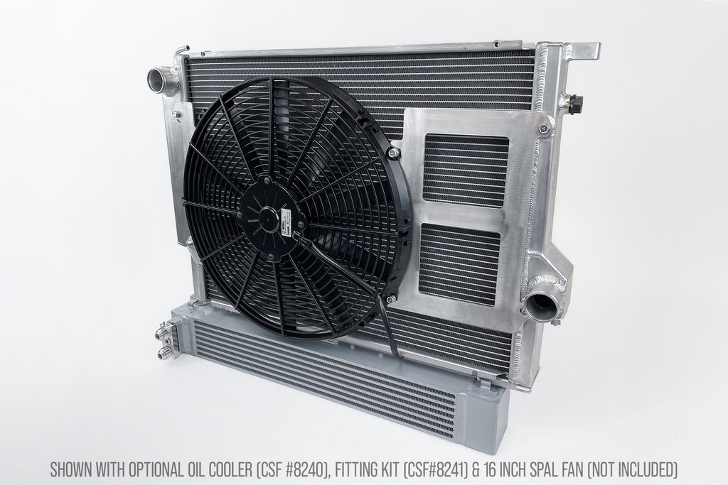 CSF Cooling - Racing & High Performance Division 7211 BMW S54 Swap E36 High-Performance All-Aluminum Radiator for Select BMW 318i, BMW 318is, BMW 318ti, BMW 320i, BMW 323Ci, BMW 323i, BMW 323is, BMW 325Ci, BMW 325i, BMW 325is, BMW 325xi, BMW 328Ci, BMW