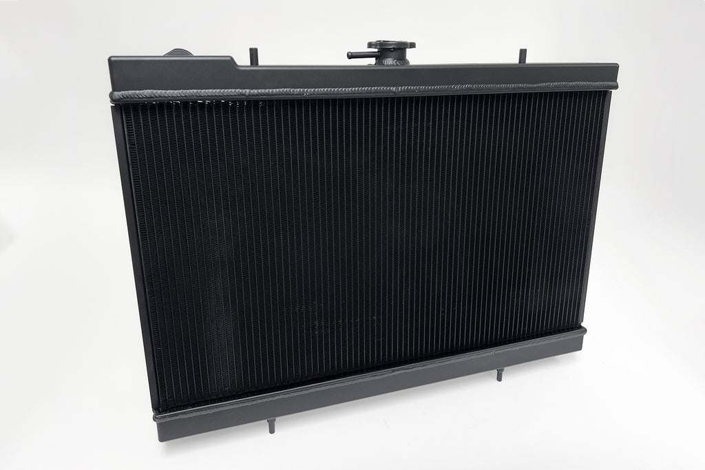CSF Cooling - Racing & High Performance Division 7217B R32 Skyline GT-R/GTS Full Billet Aluminum High-Performance Radiator - Black