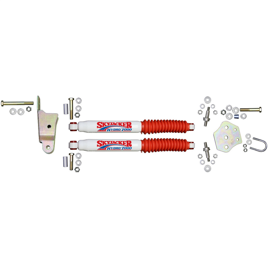 Skyjacker 7217 DUAL STAB KT; WHITE W/RED BO for Select Dodge Ram 1500, Dodge Ram 2500, Dodge Ram