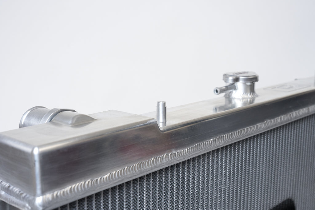 CSF Cooling - Racing & High Performance Division 7217 R32 Skyline GT-R/GTS Full Billet Aluminum High-Performance Radiator - Raw Billet