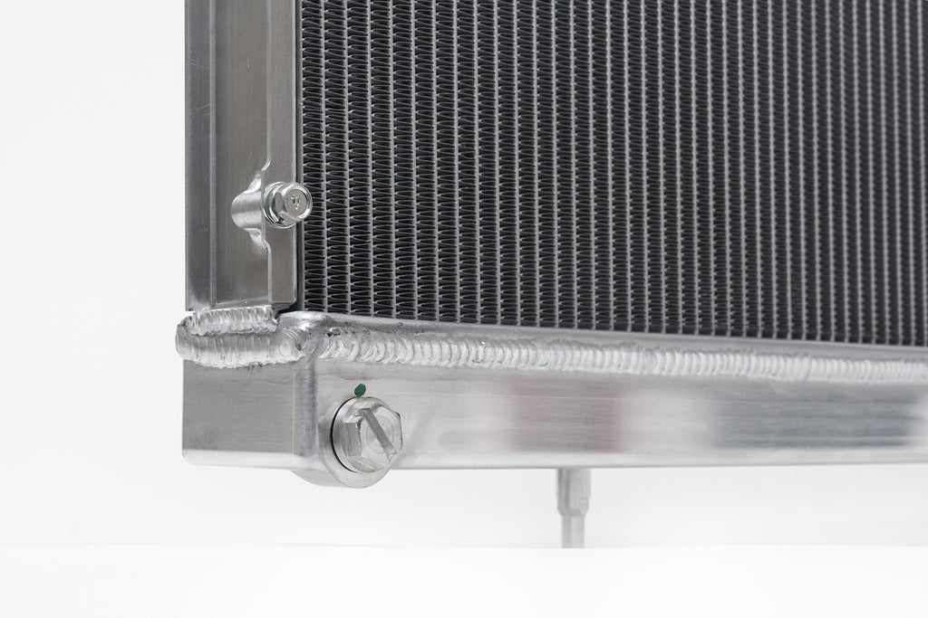 CSF Cooling - Racing & High Performance Division 7217 R32 Skyline GT-R/GTS Full Billet Aluminum High-Performance Radiator - Raw Billet