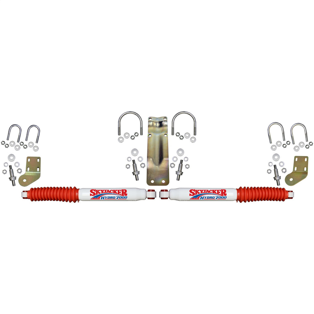 Skyjacker 7218 DUAL STAB KT; WHITE W/RED BO for Select Dodge Ram 1500, Dodge Ram 2500, Dodge Ram