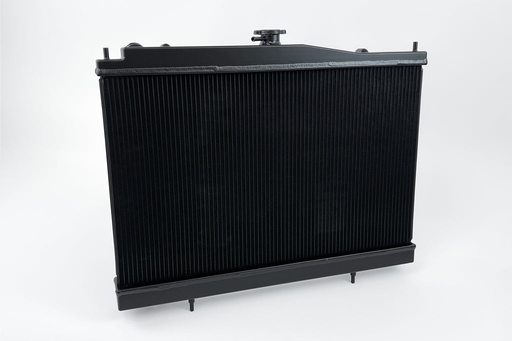 CSF Cooling - Racing & High Performance Division 7219B R33 Skyline GT-R/GTS Full Billet Aluminum High-Performance Radiator - Black