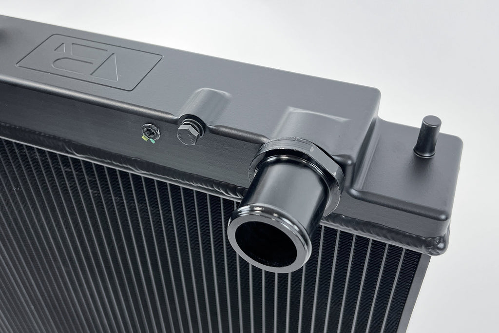 CSF Cooling - Racing & High Performance Division 7219B R33 Skyline GT-R/GTS Full Billet Aluminum High-Performance Radiator - Black