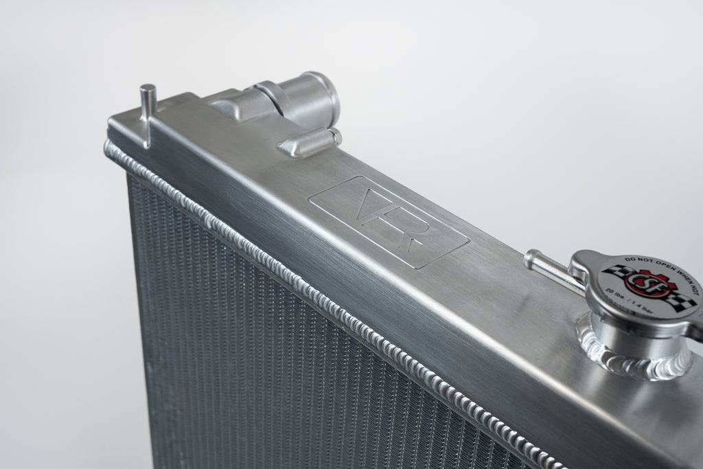CSF Cooling - Racing & High Performance Division 7219 R33 Skyline GT-R/GTS Full Billet Aluminum High-Performance Radiator - Raw Billet