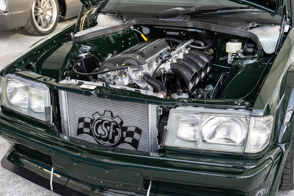 CSF Cooling - Racing & High Performance Division 7220 Mercedes 190E 2.3-16/2.5-16 Aluminum High-Performance Radiator for Select Mercedes-Benz 190E