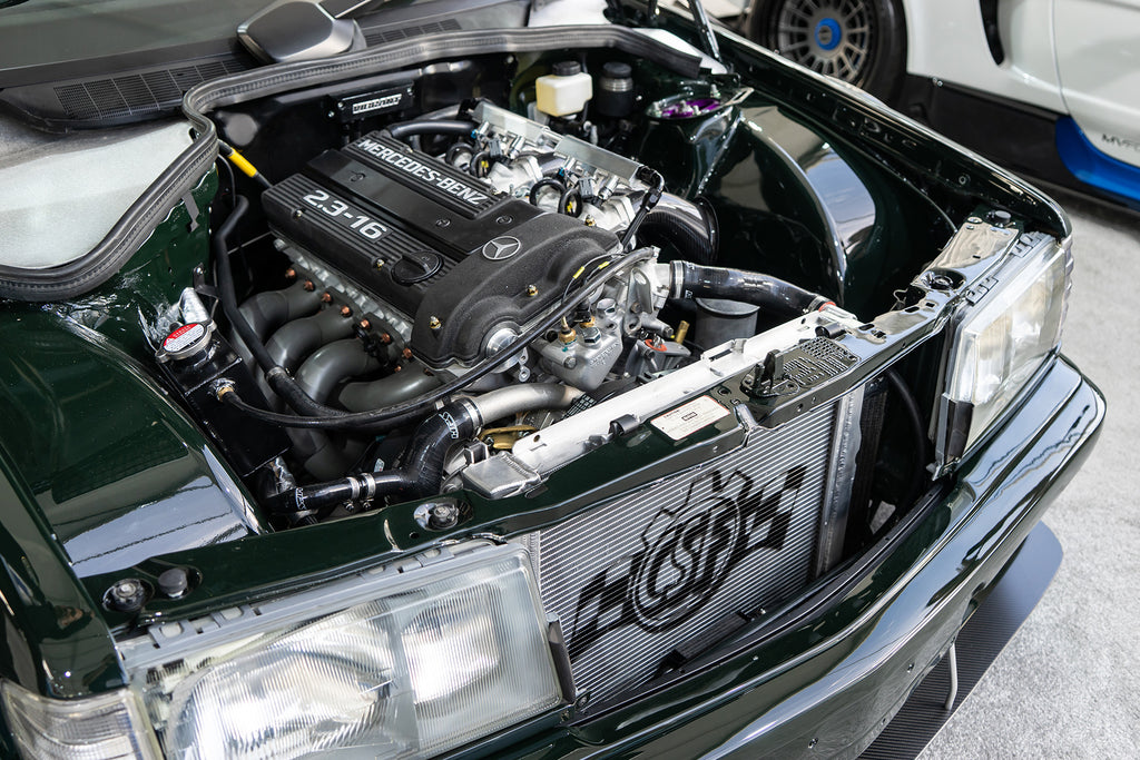 CSF Cooling - Racing & High Performance Division 7220 Mercedes 190E 2.3-16/2.5-16 Aluminum High-Performance Radiator for Select Mercedes-Benz 190E
