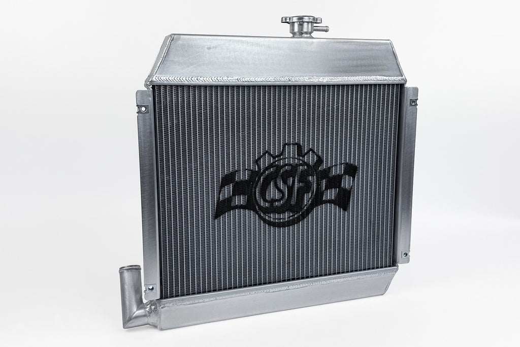 CSF Cooling - Racing & High Performance Division 7225 BMW 2002 / 1602 High-Performance All-Aluminum Radiator - Silver for Select BMW 1602, BMW 2002, BMW 2002tii