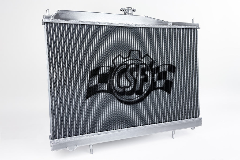 CSF Cooling - Racing & High Performance Division 7230B R33 Skyline GT-R/GTS High-Performance All-Aluminum Radiator - Black