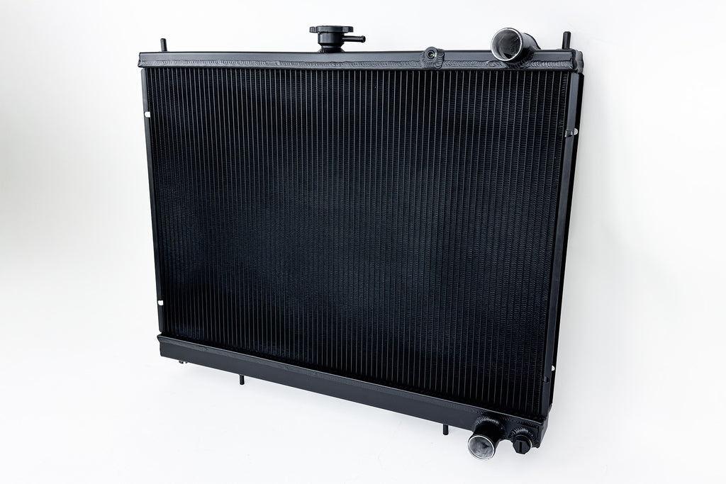 CSF Cooling - Racing & High Performance Division 7231B R34 Skyline GT-R/GTS High-Performance All-Aluminum Radiator - Black