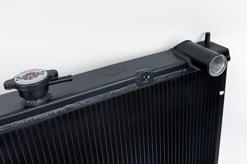 CSF Cooling - Racing & High Performance Division 7231B R34 Skyline GT-R/GTS High-Performance All-Aluminum Radiator - Black