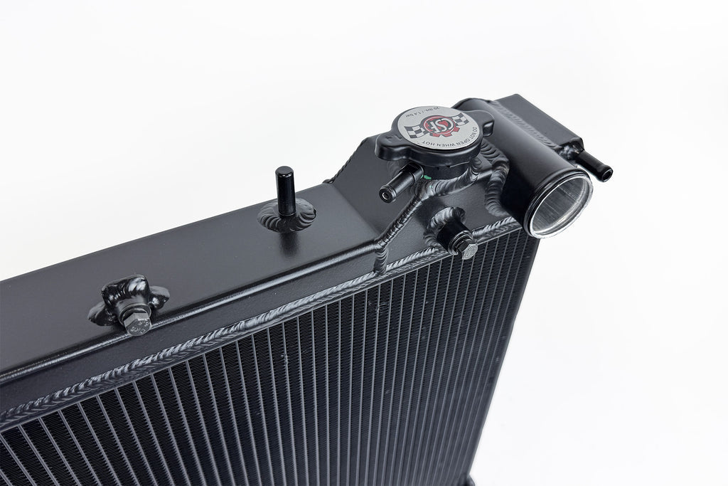 CSF Cooling - Racing & High Performance Division 7235B 2nd Gen Subaru Forester XT (MT) High-Performance All-Aluminum Radiator - Black for Select Subaru Forester