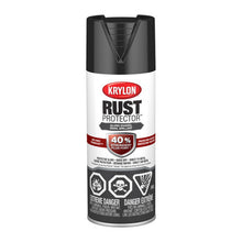 Load image into Gallery viewer, Krylon 469001 Rust Protector™ Enamel, Gloss, Black, 340 g