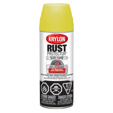 Krylon 469010 Rust Protector™ Enamel, Gloss, Yellow,  340 g