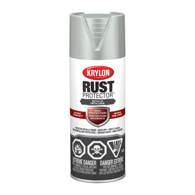 Krylon 469309 Rust Protector™ Metallic Finish, Aluminum, 312 g