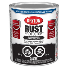 Load image into Gallery viewer, Krylon 469230 Rust Protector™ Brush On Enamel, Gloss, True Blue, 946 mL