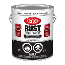 Load image into Gallery viewer, Krylon 469407 Rust Protector™ Brush On Enamel, Semi-Gloss, White, 3.78 L