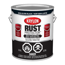 Load image into Gallery viewer, Krylon 469408 Rust Protector™ Brush On Enamel, Semi-Gloss, Black, 3.78 L