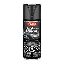 Load image into Gallery viewer, Krylon 41931 Farm &amp; Implement Spray Paint, High Gloss, Black - 340g