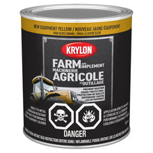 Load image into Gallery viewer, Krylon 42037 Farm &amp; Implement Paint Brush On, High Gloss, New Equipment Yellow - 946mL