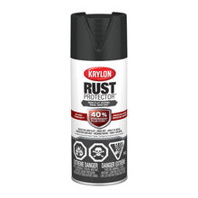 Load image into Gallery viewer, Krylon 469203SFB Rust Protector™ Enamel, Semi-Flat, Black 340 g