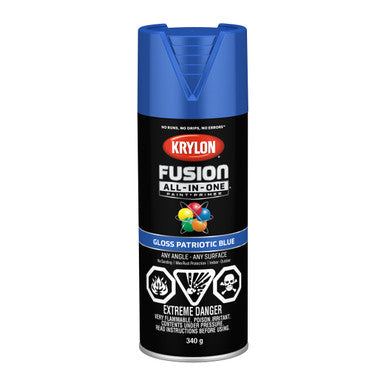Krylon 42716 Fusion All-In-One™, Gloss, Patriot Blue - 340g