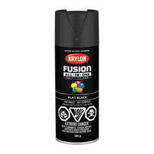 Load image into Gallery viewer, Krylon 42728 Fusion All-In-One™, Flat, Black - 340g