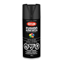 Load image into Gallery viewer, Krylon 42732 Fusion All-In-One™, Satin, Black - 340g