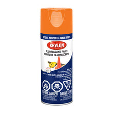 Load image into Gallery viewer, Krylon 43102 Fluorescent Paint, Yellow Orange - 312g